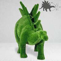 Gartentraum.de Dinosaurier Gartenfigur Stegosaurus XXL - Topiary - Kunststoff - Spike