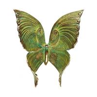 Gartentraum.de Stilvolle Gartendeko aus Bronze für Wände - Schmetterling Tio / Bronze braun