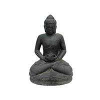 Gartentraum.de Buddha Skulptur mit Schale als Gartengestaltungs-Element - Kawei / Standard