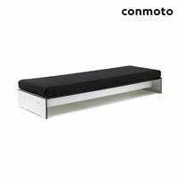 Gartentraum.de Bequeme Sofaauflagen für 3-Sitzer/4-Sitzer - Riva Sofakissen / 12x180x80cm (HxBxT) / Anthrazit