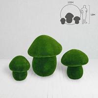 Gartentraum.de Gartenplastik Steinpilz - Topiary - GFK & Kunstrasen - Boletus / 73x65cm