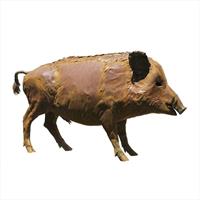 Gartentraum.de Gartenskulptur Stahl Wildschwein Keiler - Suidae / Stahl - Rost