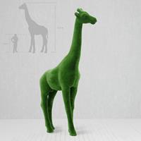 Gartentraum.de XXL Gartenskulptur Giraffe - lebensgroß - Topiary - grün - Gustav