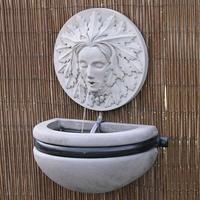 Gartentraum.de Design Wandbrunnen kaufen - Cosmea / Portland weiß