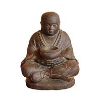 Gartentraum.de Kleine sitzende Deko Buddha Figur für Innen - Dawa