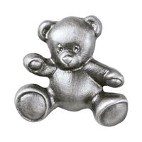 Gartentraum.de Wandfigur kleiner Teddy aus Alu oder Bronze - Teddy / Aluminium schwarz