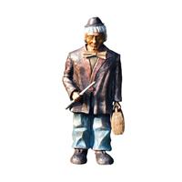 Gartentraum.de Limitierte Künstlerauflage - Clown-Statue aus Bronze - Clown mit Flöte