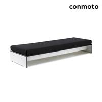 Gartentraum.de Bequeme Sofaauflagen für 3-Sitzer/4-Sitzer - Riva Sofakissen / 12x200x80cm (HxBxT) / Anthrazit