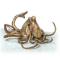 Gartentraum.de Bronze Oktobus-Skulptur aus Künstleredition - Octopus