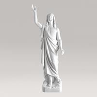 Gartentraum.de Klassische Gartenfigur Jesus aus Marmorguss - Jesus Spiritus