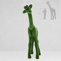 Gartentraum.de Gartenfigur Giraffe - Topiary - GFK & Kunstrasen - Gundula