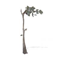 Gartentraum.de Bronze Gartenplastik Baum - Lindenbaumoptik - Baum Hanu / Bronze Patina grün