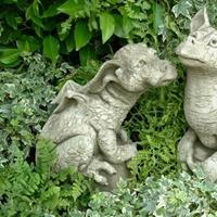 Gartentraum.de Kleine Garten Drachenfigur - Puddles