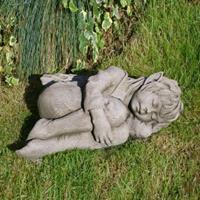 Gartentraum.de Elfenfigur Faye - Steingussfigur für den Garten