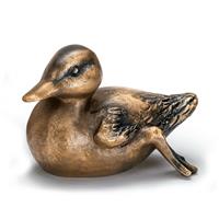 Gartentraum.de Bronze Entenfigur Küken zur Gartengestaltung - Entenküken