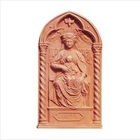 Gartentraum.de Wandrelief Madonna mit Kind aus Terracotta - Santo