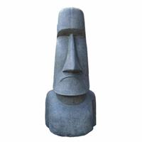 Gartentraum.de Großer Moai Kopf als Garten Statue - Tatonga / 300x105x105cm (HxBxT)