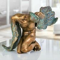 Gartentraum.de Mystische Mann Vogelfigur limitiert aus Bronze - Phoenix