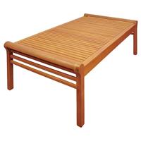 Gartentraum.de Designer Tisch für die Gartenlounge - Eukalyptusholz - Idiogenes Tisch