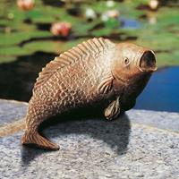 Gartentraum.de Bronze Fischskulptur als Gartendekoration - limitiert - Fisch