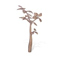 Gartentraum.de Elegante Gartenplastik Deko-Baum aus Bronze - Baum Undi / Bronze Sonderpatina