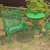 Gartentraum.de Outdoor Möbel Sitzgruppe antik nostalgisch - Laurent / grün