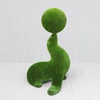 Gartentraum.de Großer Seelöwe mit Ball - Topiary Seehund Gartendeko - Charlie