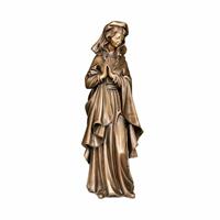 Gartentraum.de Betende Mariafigur aus Bronze - Gartenstatue - Madonna Livia / Bronze Patina Wachsguss