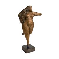 Gartentraum.de Opulente Frauenskulptur aus Bronze - limitiert - Ballerina