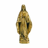 Gartentraum.de Bronze Gartenskulptur - Madonna mit ausgebreiteten Armen - Maria Fama