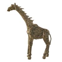 Gartentraum.de Einzigartige Giraffen Gartenfigur aus Teak Holz - Alya