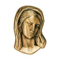 Gartentraum.de Stilvolles Bronze Garten Wandrelief einer Madonna - Madonna Onana / 21cm