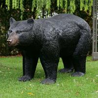 Gartentraum.de Bronze Tierfigur für den Garten - Bärenskulptur - Bär Gruni