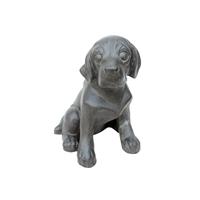 Gartentraum.de Hunde Skulptur aus Steinguss für die Gartengestaltung - Hando