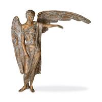 Gartentraum.de Exklusive Engelfigur aus Bronze - limitiert - Thronoi / Bronze Sonderpatina