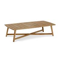 Gartentraum.de Loungetisch aus recyceltem Teakholz 140cm - Vimen Lounge Tisch