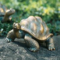 Gartentraum.de Einzigartige Garten Tierfigur aus robuster Bronze - Schildkröte