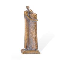 Gartentraum.de Pärchen Bronzeskulptur aus Traditionshandwerk - Sculptura Duobus / Bronze braun