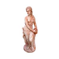 Gartentraum.de Griechische Frauen Terrakotta Statue mit Krug - Alice