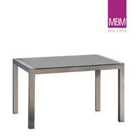 Gartentraum.de Esstisch für den Garten in Silber und Anthrazit - MBM - Tisch Kennedy