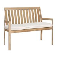 Gartentraum.de Gartenpolster 172cm für Holzbänke farbig - Auflage Permollis / 6x172x52cm (HxBxT) / Beige