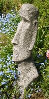 Gartentraum.de Osterinsel Moai Kopf aus Stein für den Garten - Moai Head