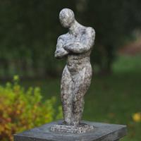 Gartentraum.de Bronze Mann Figur grau als Torso - Herkarus