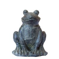 Gartentraum.de Frosch Gartendeko Figur aus Steinguss als Wasserspeier - Danang