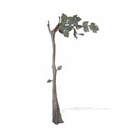 Gartentraum.de Bronze Gartenplastik Baum - Lindenbaumoptik - Baum Hanu / Bronze hellbraun