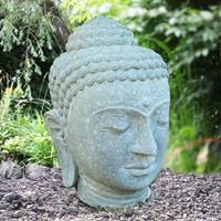 Gartentraum.de Besonderer Buddha Steinkopf für den Garten