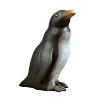 Gartentraum.de Bronze Pinguin Tierfigur als Gartendekoration - Pinguin