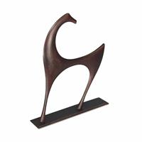 Gartentraum.de Elegante Pferdefigur aus Bronze in limitierter Edition - Pferd