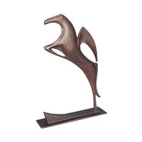 Gartentraum.de Mystische Figur Pegasus im modernen Bronzedesign - Pegasus