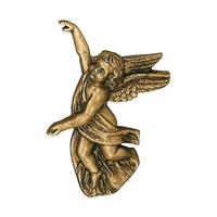 Gartentraum.de Fliegender Kinder Bronzeengel als Wandschmuck - Engel Pimo